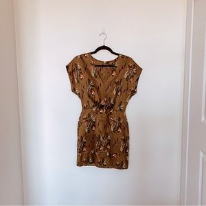 French Connection - Bronze Mini Dress (Size 0)